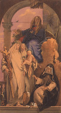 Scene from the childhood of Christ (the «Spiritual Wedding» of Saint Catherine)