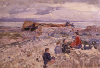 Children on the beach