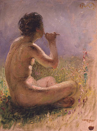 Flute-player