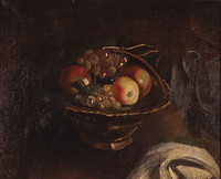 Basket with fruit