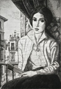 Portrait of a woman. Vaso Mourelou