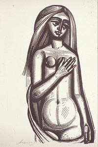 Naked young girl